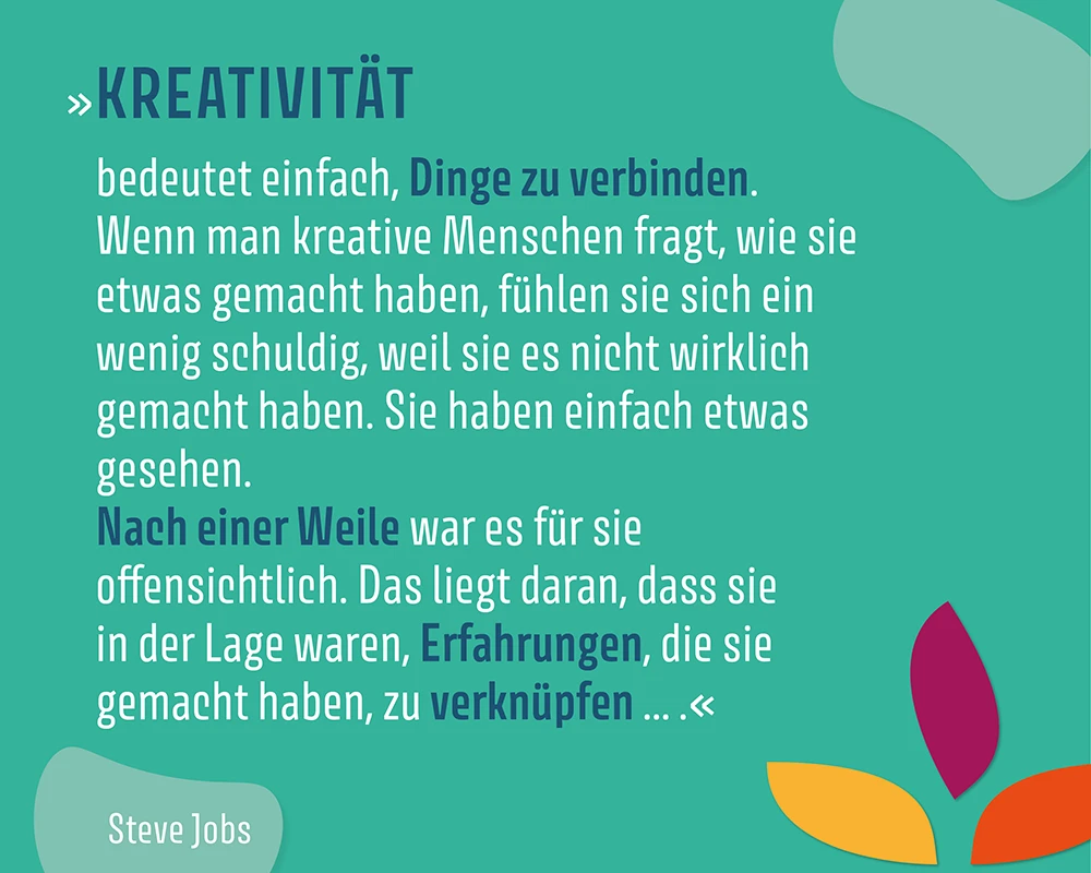 Kreativität Zitat Steve Jobs